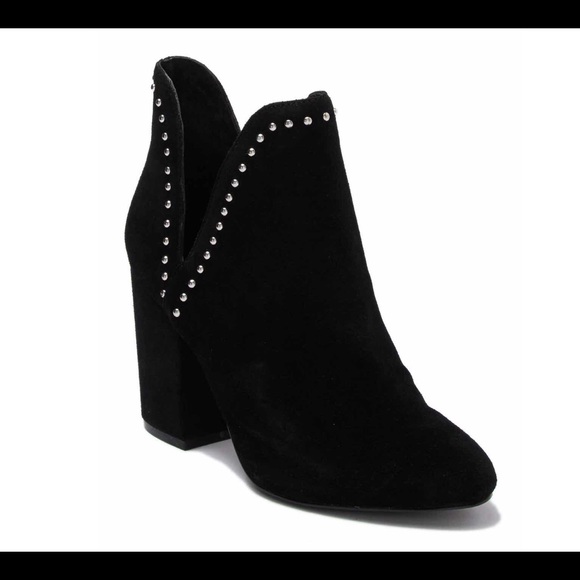Never Worn Steve Madden black suede booties - Picture 4 of 4